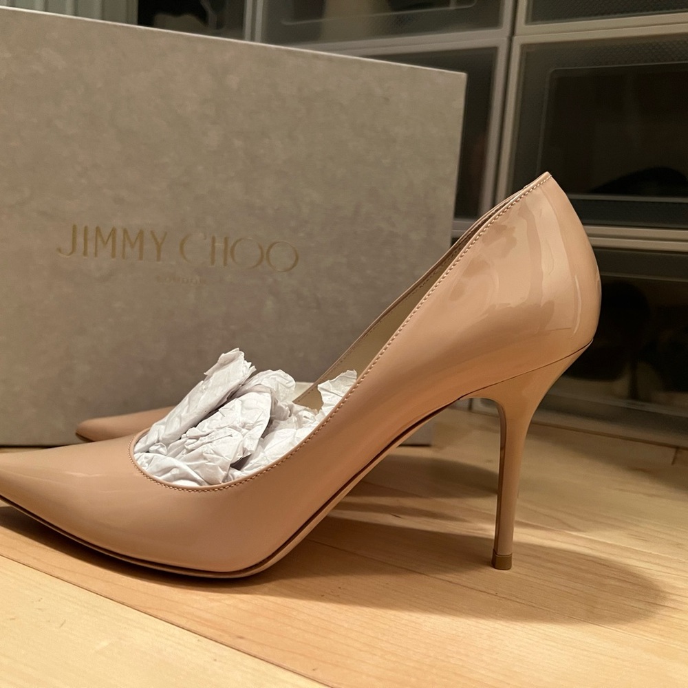Jimmy Choo Nude Pumps